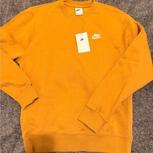 NWT Nike Tan Sweatshirt Sweater Men Small/ Women Med